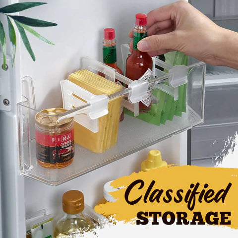 4 PCs Refrigerator Storage Divider