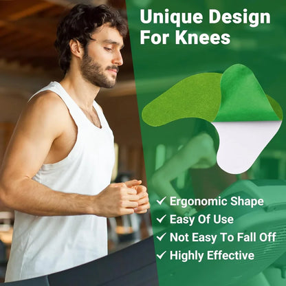 Knee Patch Self-adhesive Wormwood Cervical Spine Paste Sports Joint Injuries Pain Plaster for Rheumatic Diseases