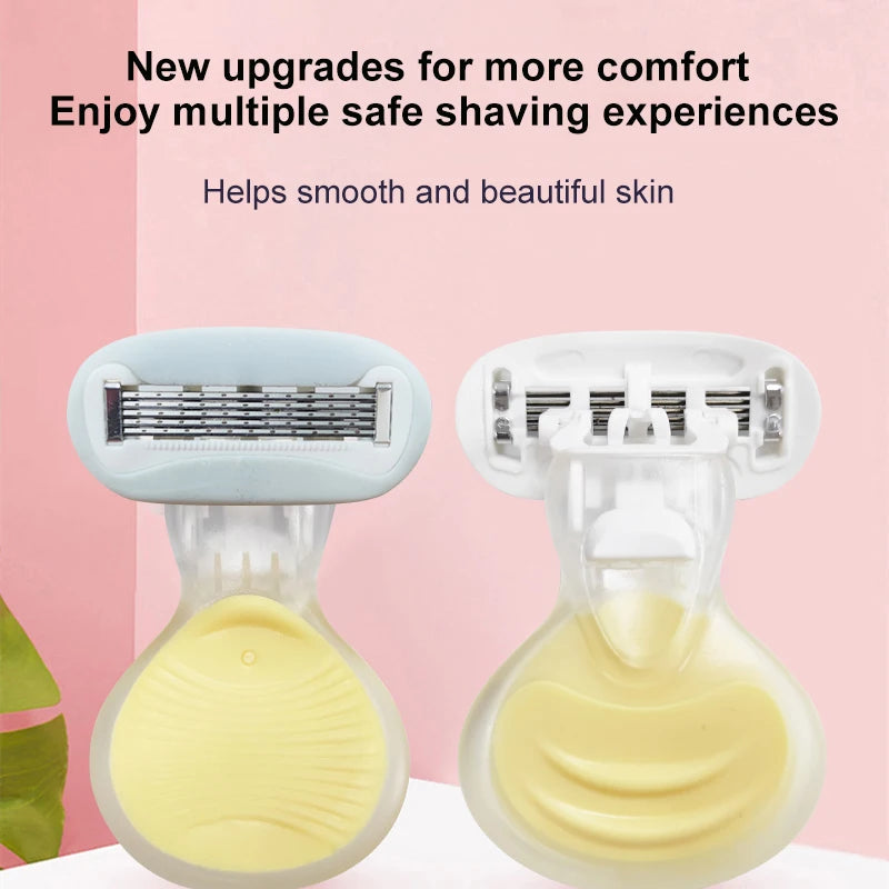 Mini Armpit Leg Face Hair Woman Trimmer Shaver Manual Shaving Women's Razor Trimmers 4/5 Layer Blades Razor For Female Bikini