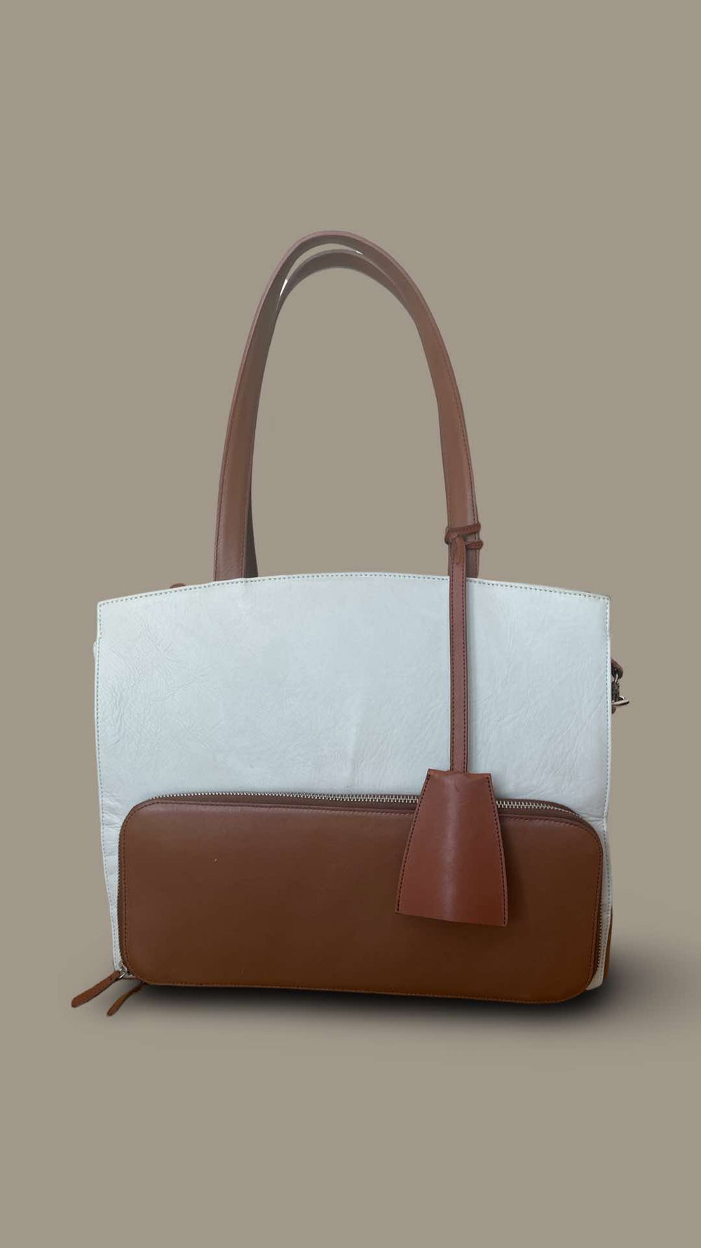 Tote Bag with Insulated Lunch Compartment