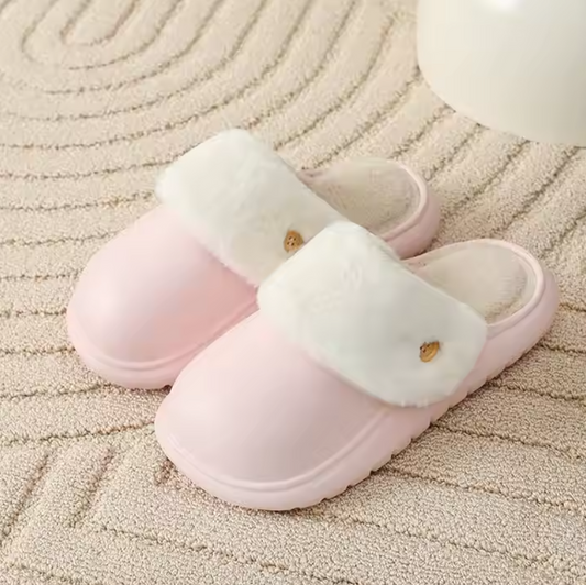 Detachable washable home cotton slippers