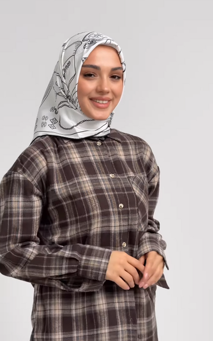 Silk Scarf Double Sided Printed