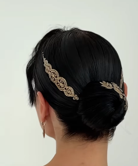 Flash Gold Hair Stickers