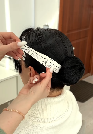 Flash Gold Hair Stickers