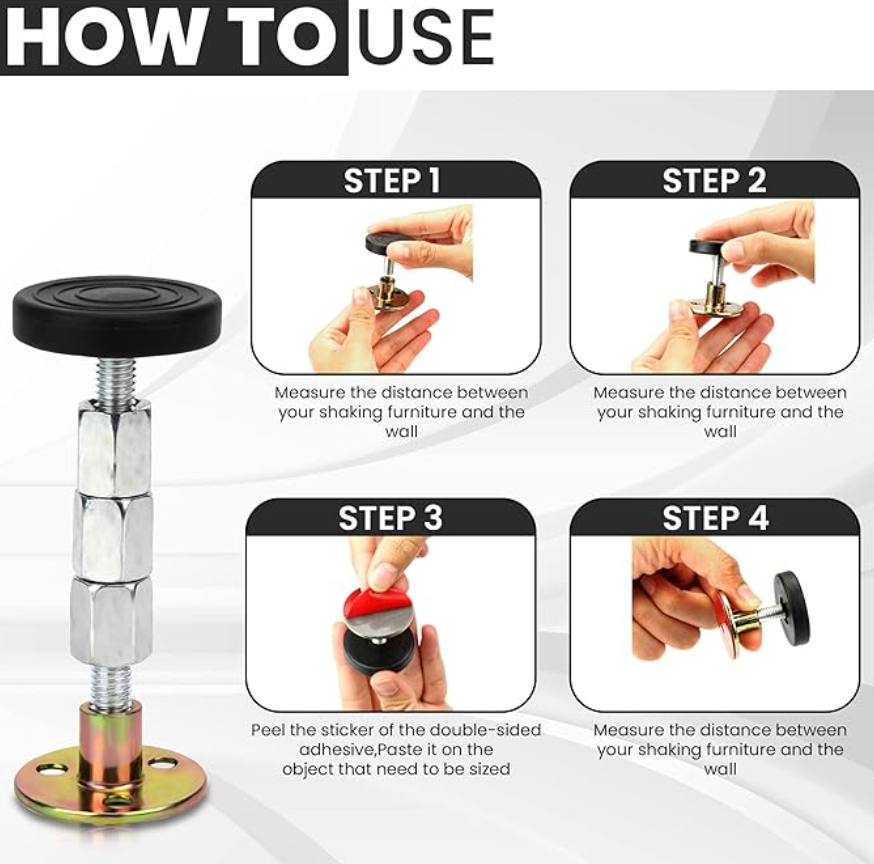 2 pcs Adjustable Bed Head Fixer