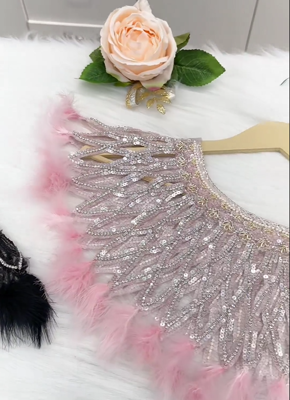 Bolero Neck Lace Shrug Top