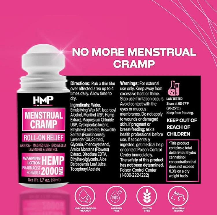 Menstrual Cramp Hemp Cream