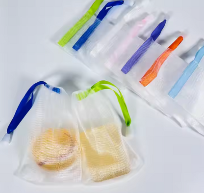 Reusable Mesh Soap Pouch (PACK OF 12)