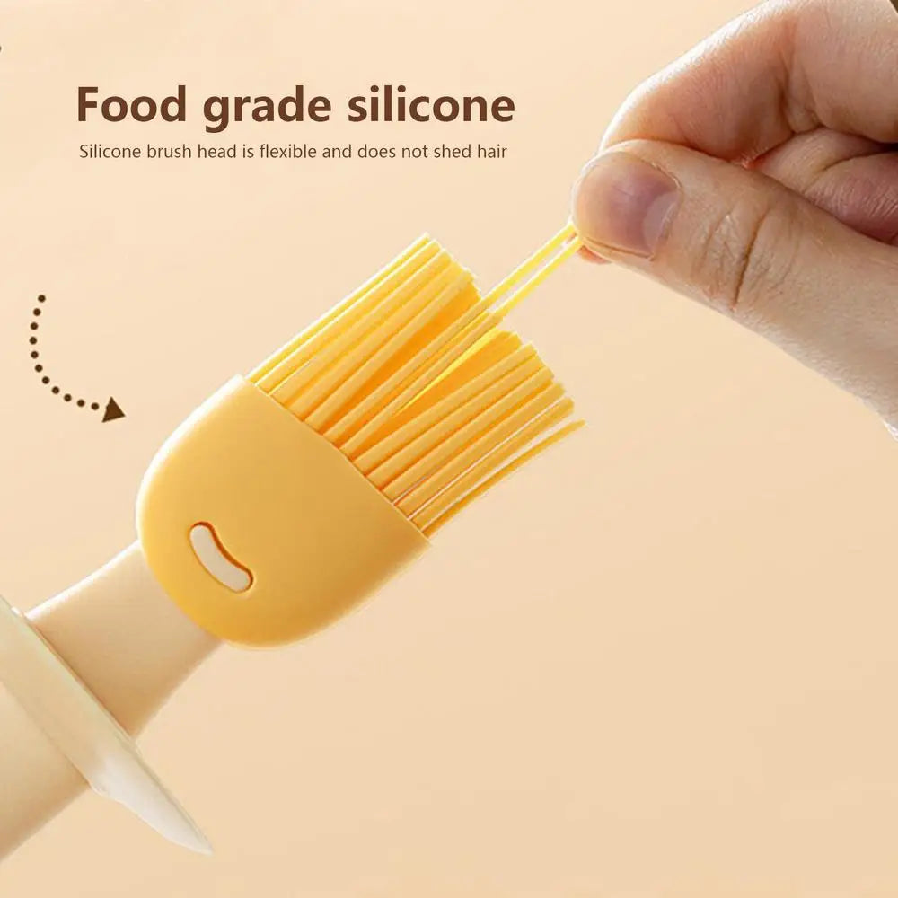 Olive oil dispenser with brushes