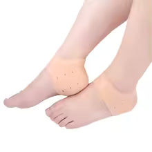 Silicone Rubber Gel Socks Anti Cracking Liner Heel Socks