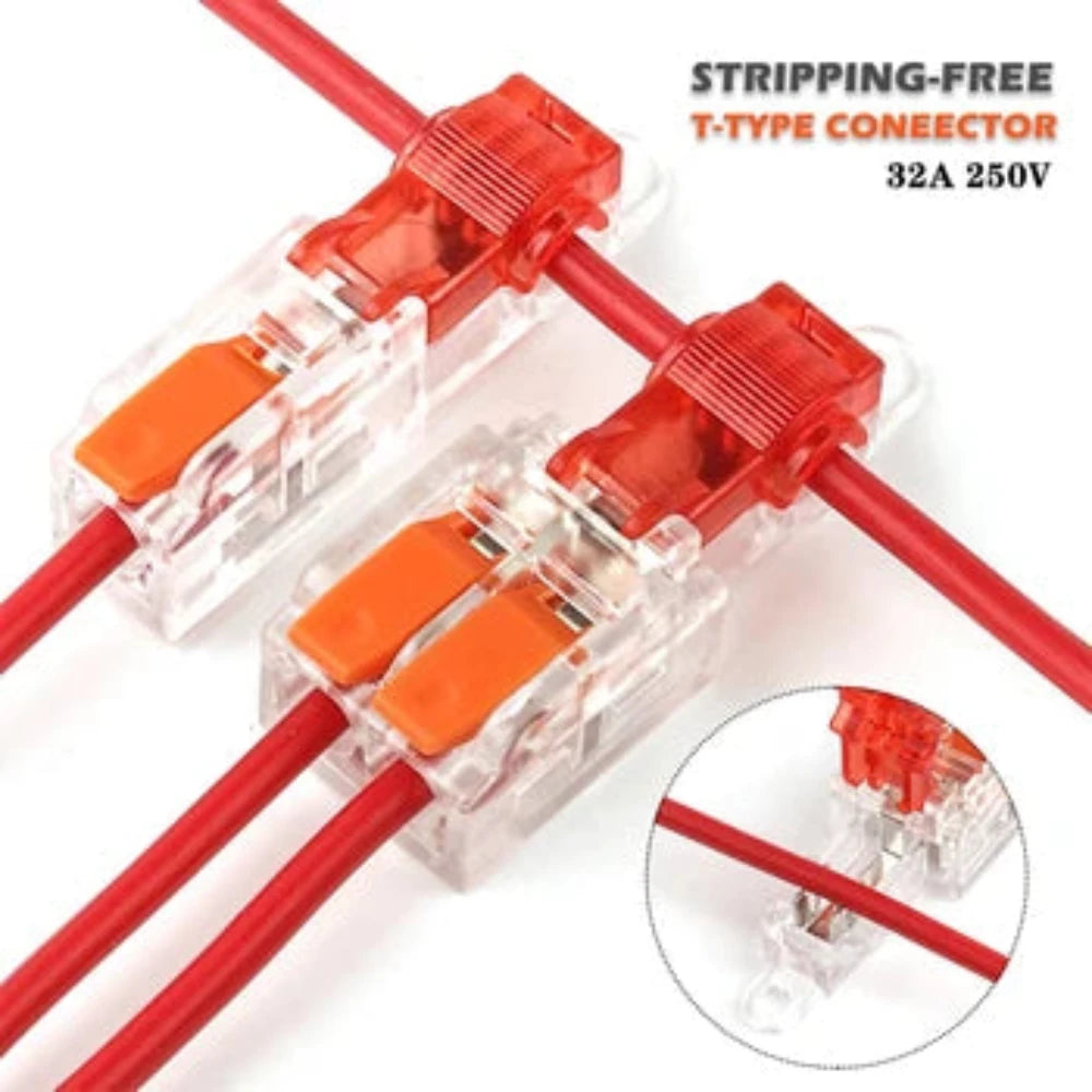 T Type Electrical Cable Connector