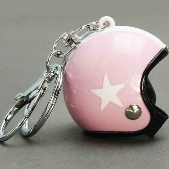 Helmet keychain