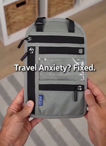 Travel Document Organizer Pouch