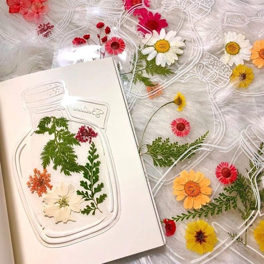 🌸 Dried Flower Bookmark 🌿✨
