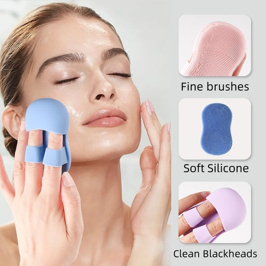 Silicone Finger Facial Cleansing Brush (Buy 1 get 1 free)