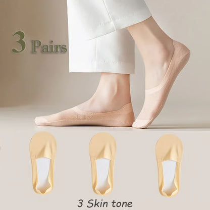 Invisible Non-slip Ice Silk Socks