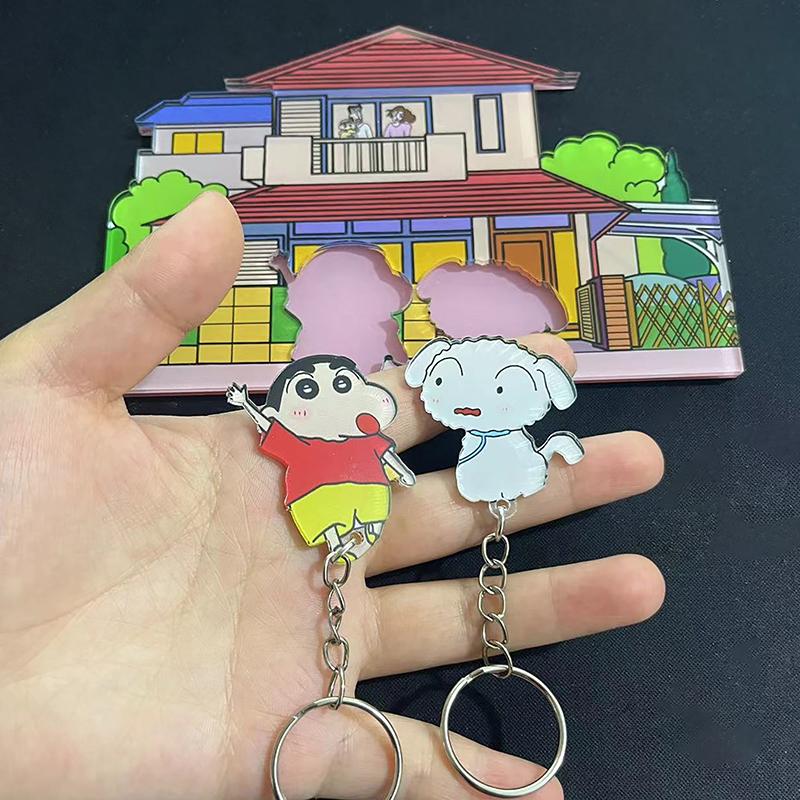 Acrylic Couple Key Chain