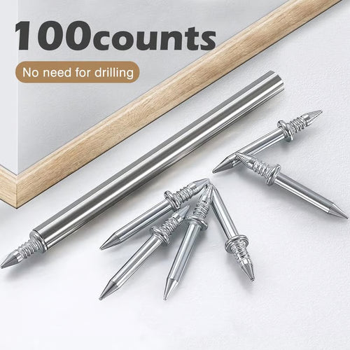 Double-Headed Skirting Thread Seamless Nail Non Marking