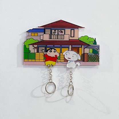 Acrylic Couple Key Chain