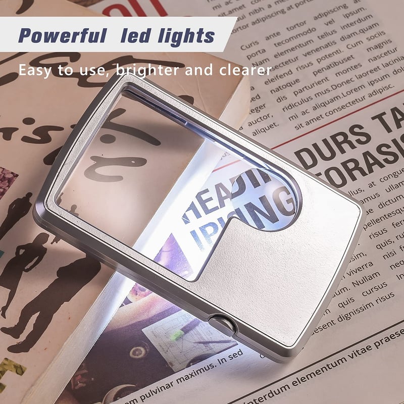 Magnifying Glass Reading Tool With LED Light