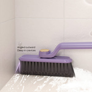 Multi-function rotating crevice cleaning brush