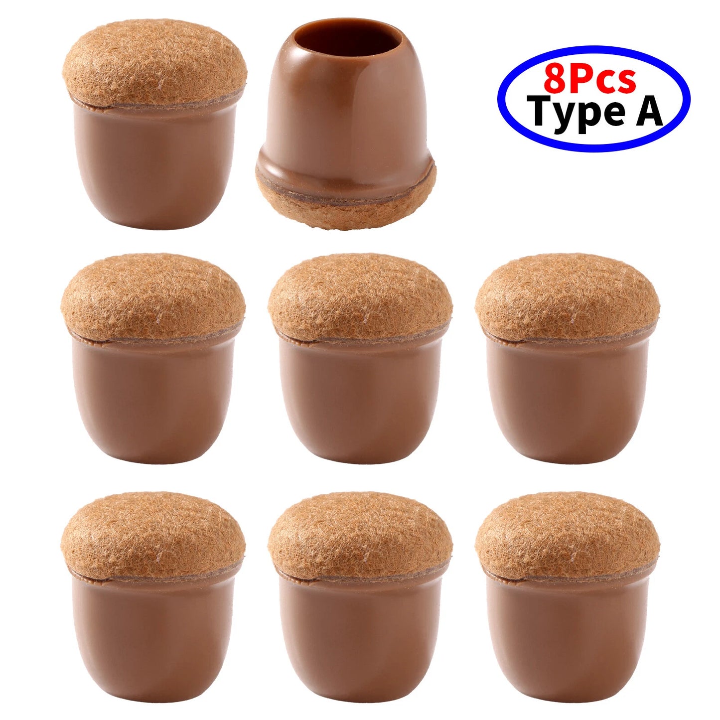 Silicone Felt Bottom Furniture Leg Cap Chair