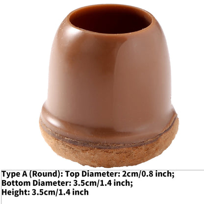 Silicone Felt Bottom Furniture Leg Cap Chair