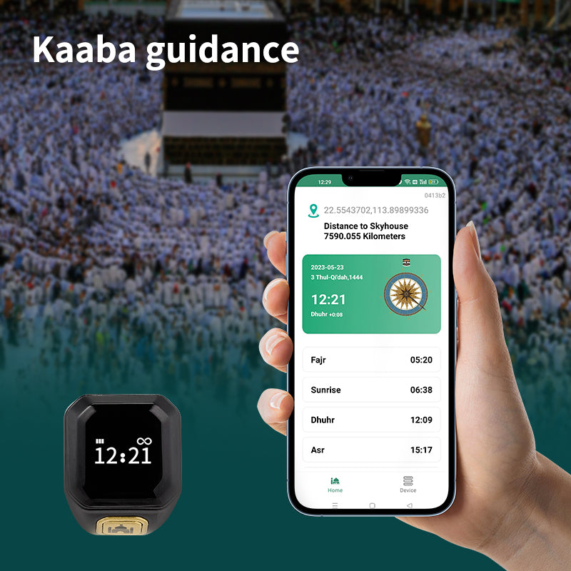 Smart Digital Tasbeeh Ring for Muslims