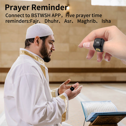 Smart Digital Tasbeeh Ring for Muslims