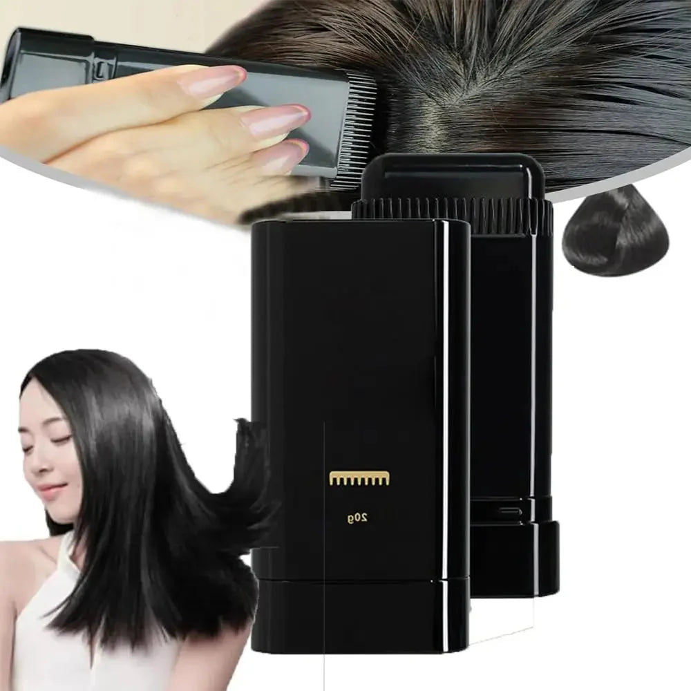Quick Root Touch-Up Dye Comb 🖤⚡