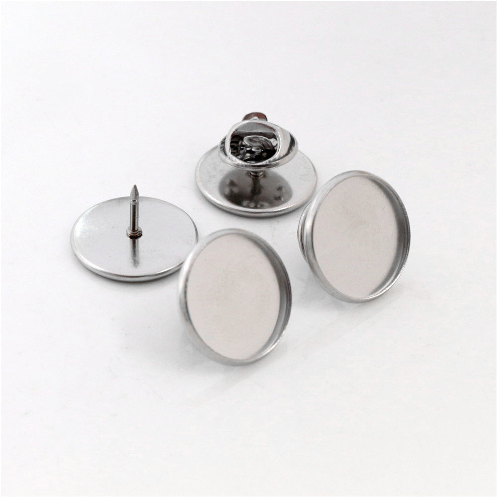 Silver Metal Denim Jeans Button