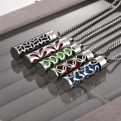 Aromatherapy Jewelry Necklaces Essential Oil Diffuser Necklace Stainless Steel
