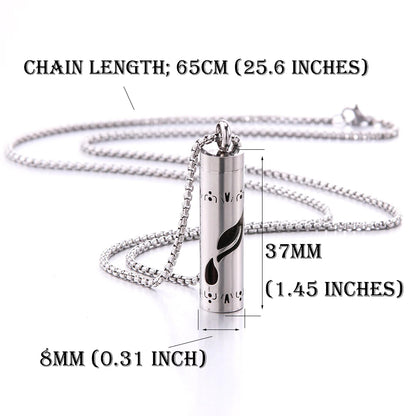 Aromatherapy Jewelry Necklaces Essential Oil Diffuser Necklace Stainless Steel