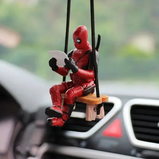 Deadpool Action Figure Marvel X-Men Swing Posture Anime Doll Car
