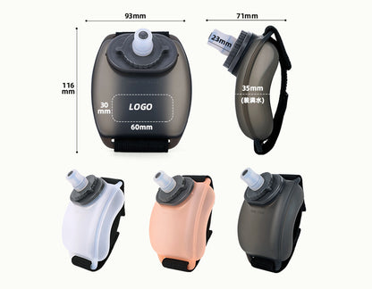Running Wearable Hands Free Silicone Portable Water Bottle