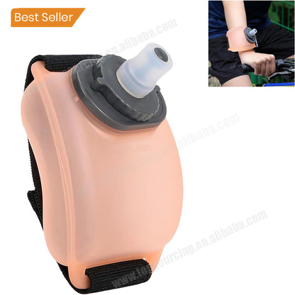 Running Wearable Hands Free Silicone Portable Water Bottle
