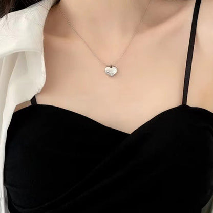 Vintage 18K Gold Plated Heart Pendant