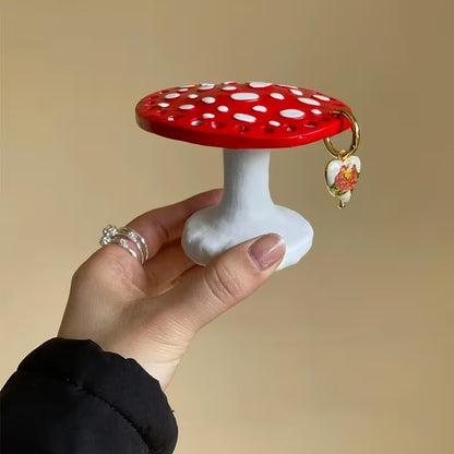 Mushroom Earring Holder  🍄✨