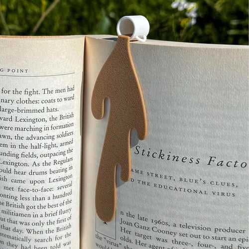Coffee & Tea Splash Bookmark ☕📖