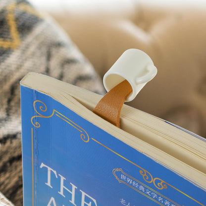 Coffee & Tea Splash Bookmark ☕📖