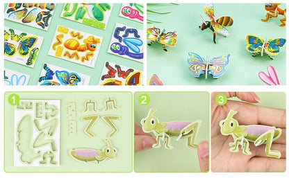 3D Animal Puzzle For Kids 🧩