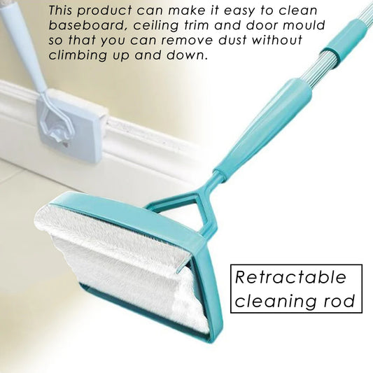 Retractable side walls cleaning Mop
