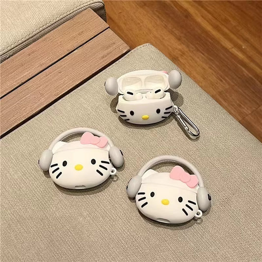 Cute Cartoon Ktcat Earphone Cover Case