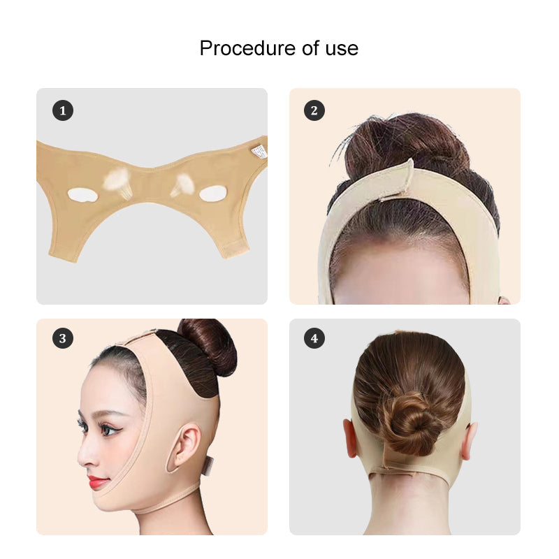 Full Face V Shaper Belt Skin Color