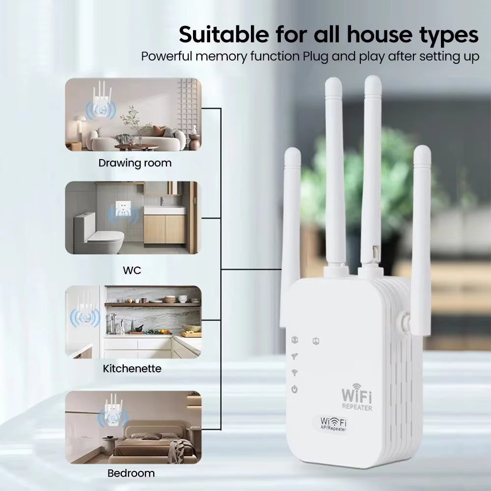 1200Mbps Wireless Repeater WiFi Router