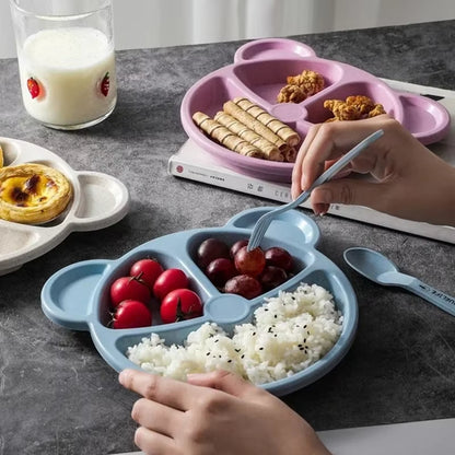 New Fractal Bear Kids Plate Set pack of 5