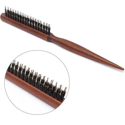 Natural Boar Bristle Hair Fluffy Comb