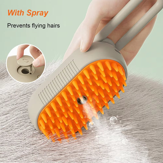 Cat and Dog Cleaning Spray Massage Grooming Comb