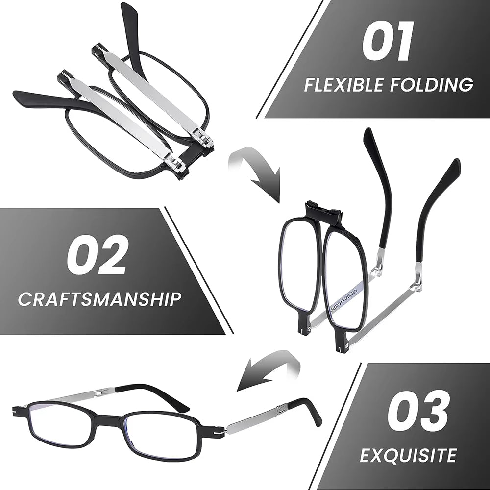 Folding Portable Anti-blue Light Reading Glasses