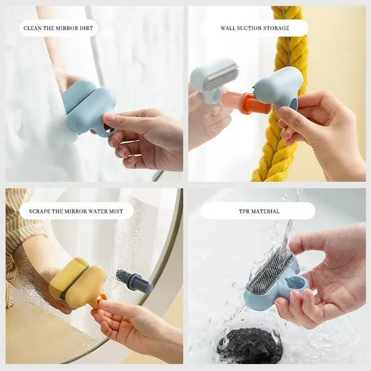 Mini Silicone Glass Cleaning Tools
